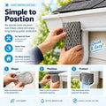 Flexible Aluminum Gutter Leaf Guard – Keep Leaves Out, Let Water Flow