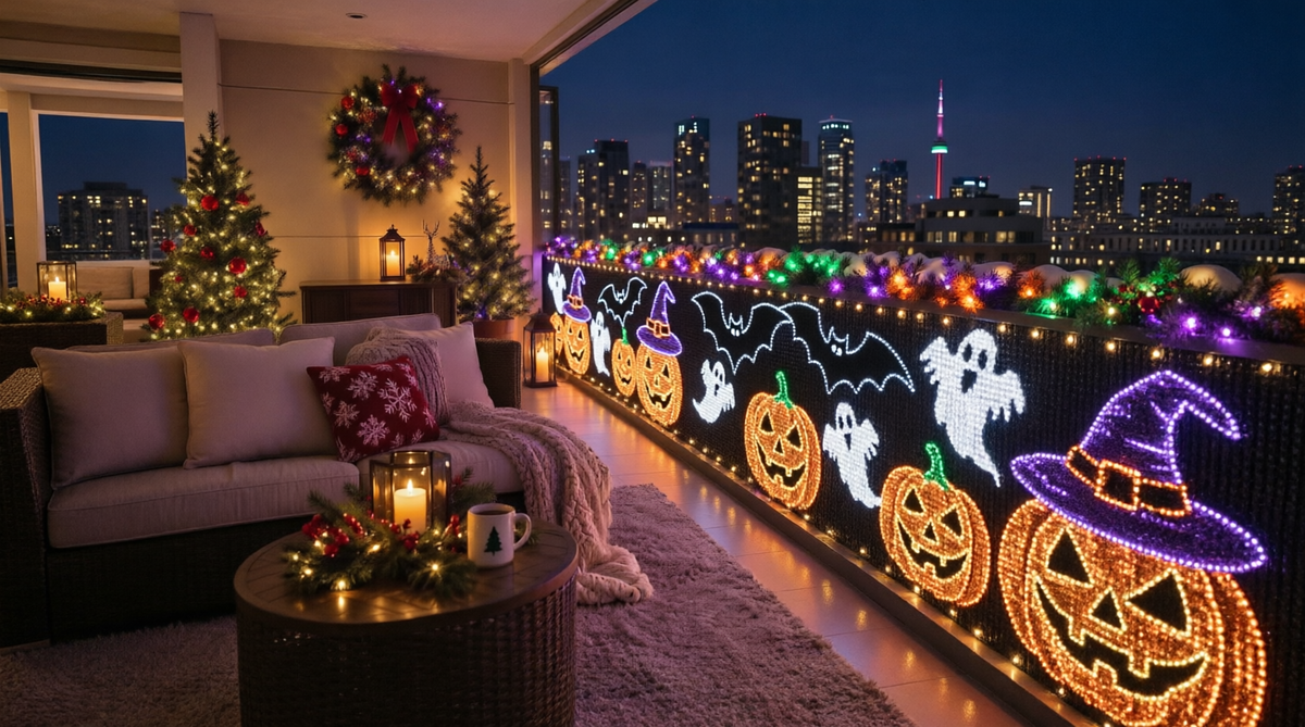 Save 54%+ FREE SHIPPING | Animated Christmas Curtain Lights – Turn Your Balcony Into a Holiday Show