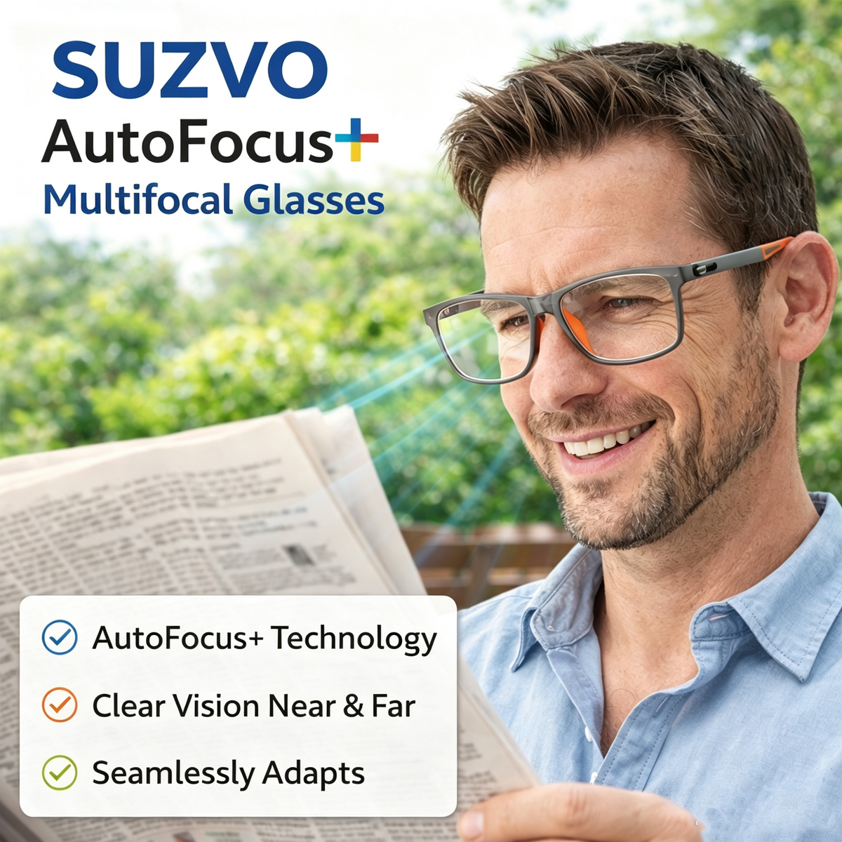 Almost Gone-Vision AutoFocus+ Multifocal Glasses