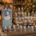 24-Day Christmas Countdown Advent Calendar –Icy Santa Claus Ornament