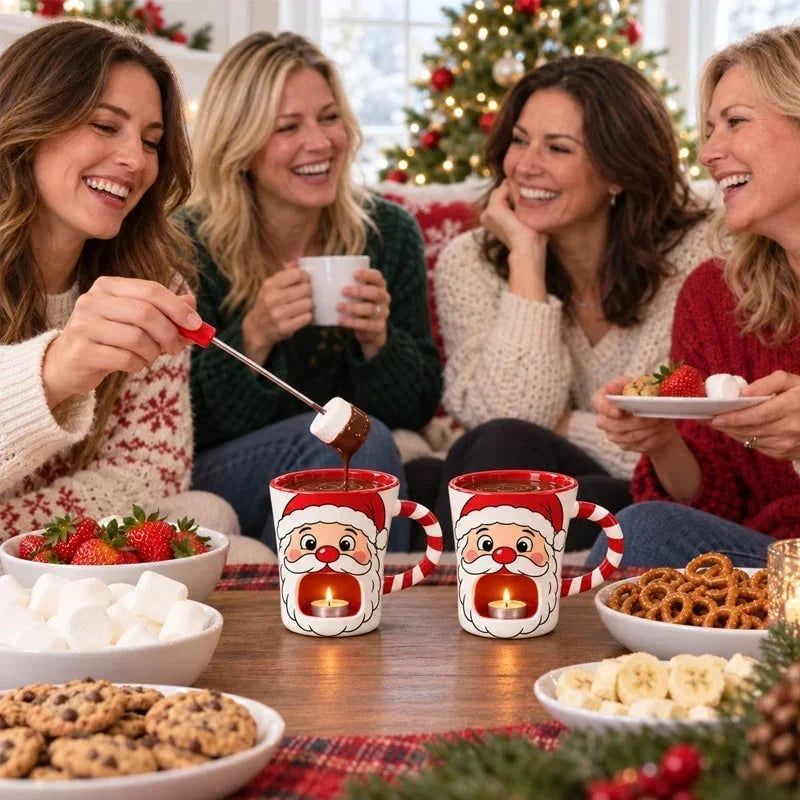 Last Day 49% OFFChristmas Chocolate Fondue Mug