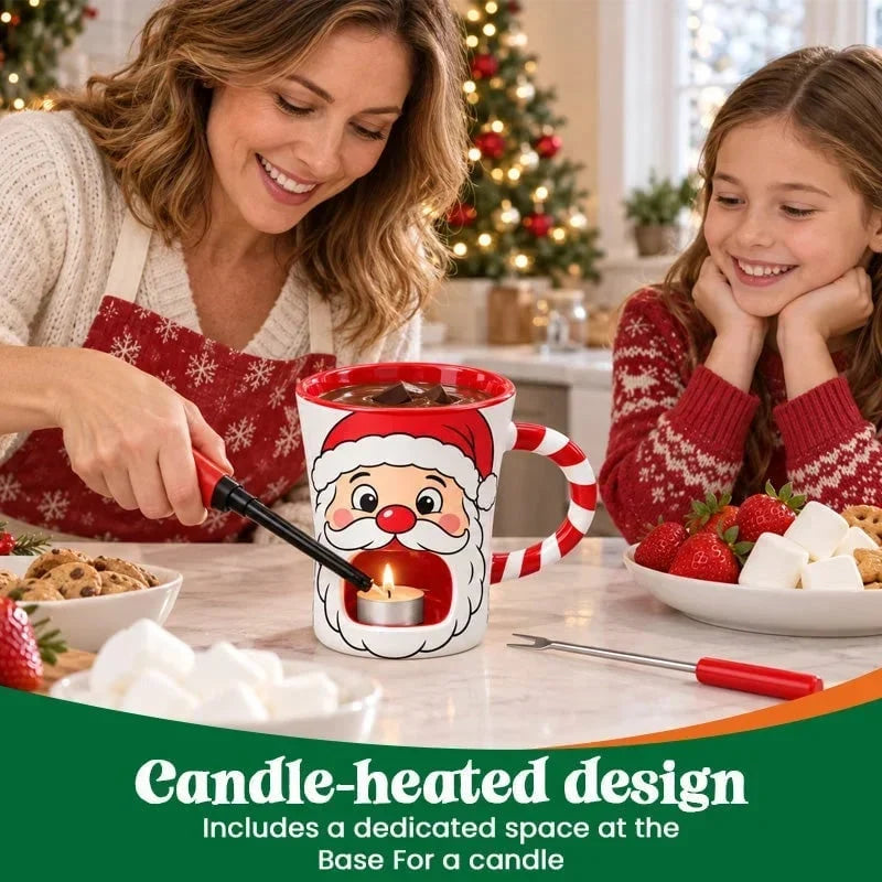 Last Day 49% OFFChristmas Chocolate Fondue Mug