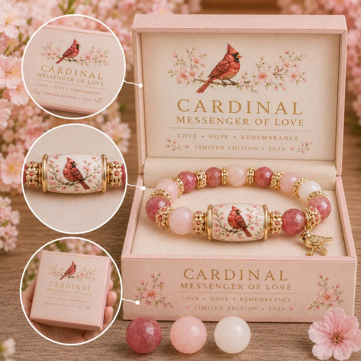 Love, Remembrance & Cardinal Blessings  | 2026 Limited Edition Bracelet