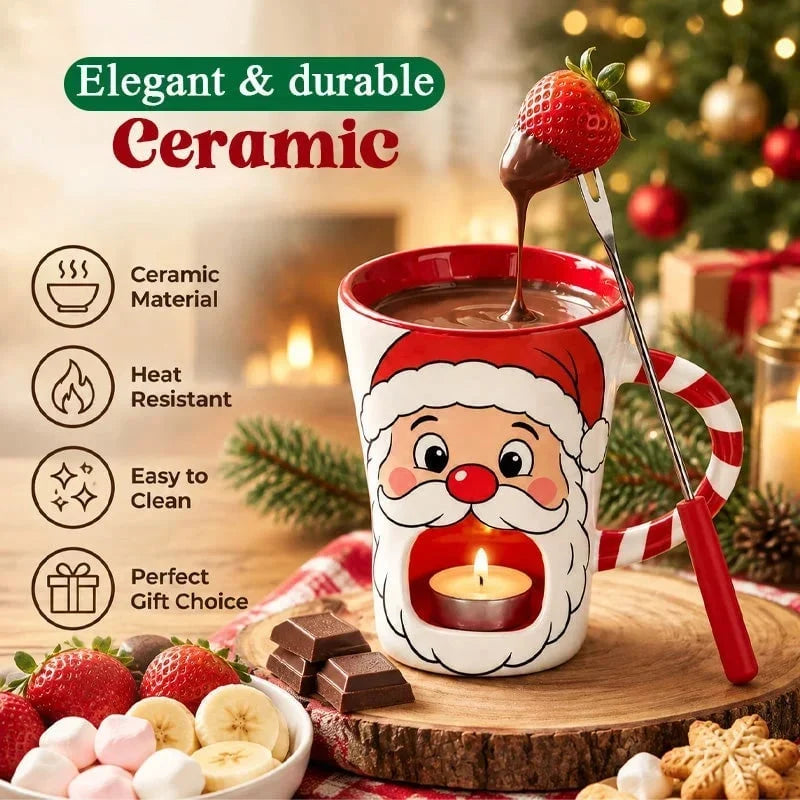 Last Day 49% OFFChristmas Chocolate Fondue Mug