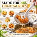 50% OFF Today 2-in-1 Spider Strainer Tongs for Frying & Draining