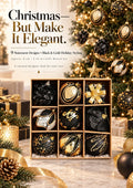 The Black & Gold Christmas Edit – 9 Statement Ornaments | 50% Off