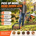 Telescopic Nut Picker with Foot Release – Rolling Collector for Walnuts, Acorns & Pinecones, Yard Cleaning Tool
