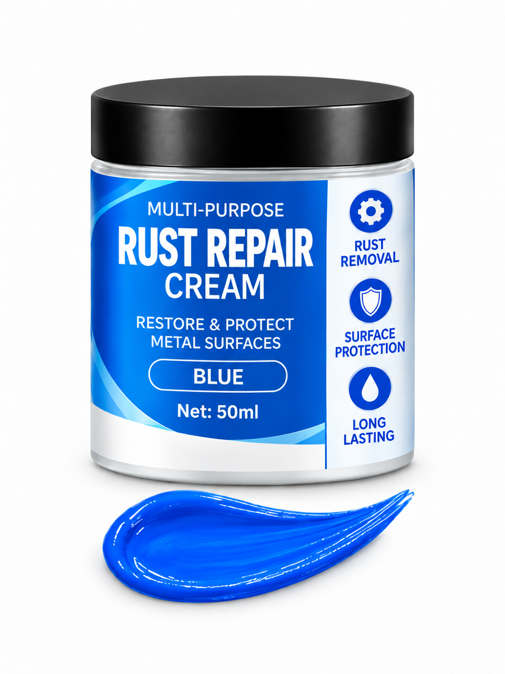 Multi-Purpose Rust Repair Cream for Cars & Household Metal