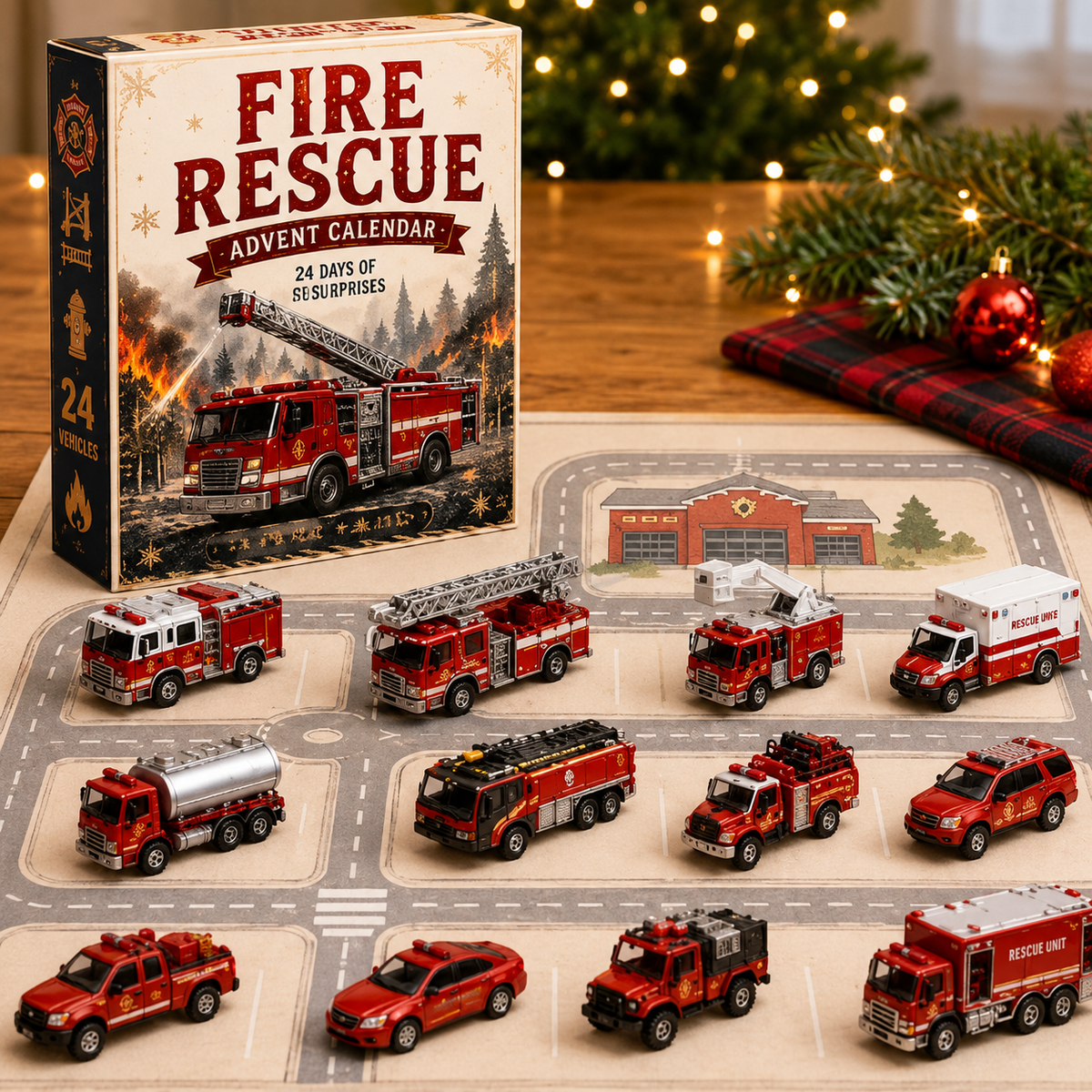 Build the Fleet Collection 24-Day Vehicle Advent Calendar Series | A New Adventure Every Morning