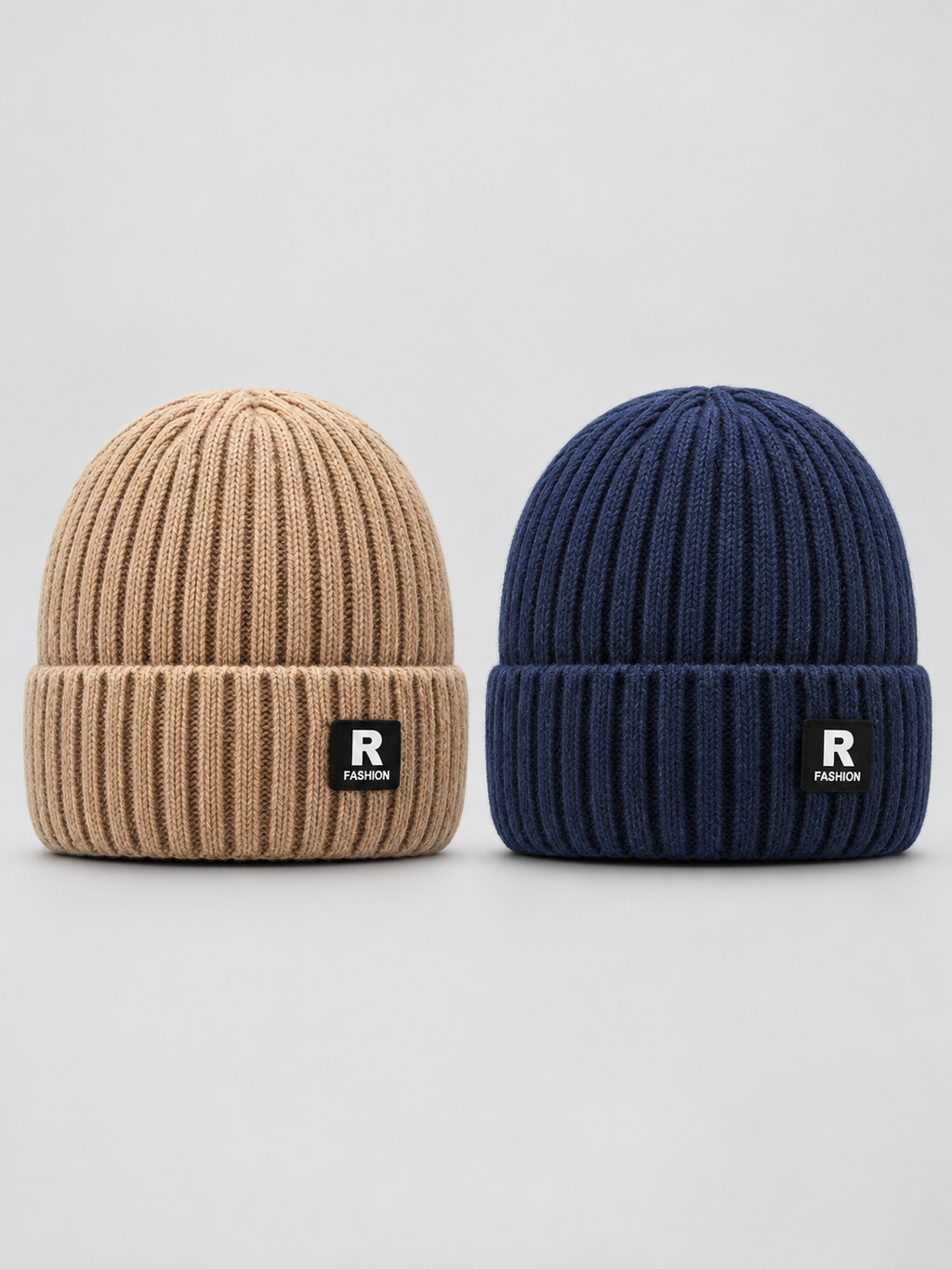 Winter Style Deal – Men’s Thermal Knit Beanie  Thick Fleece-Lined Cuffed Hat for Cycling, Skiing & Outdoor Wear