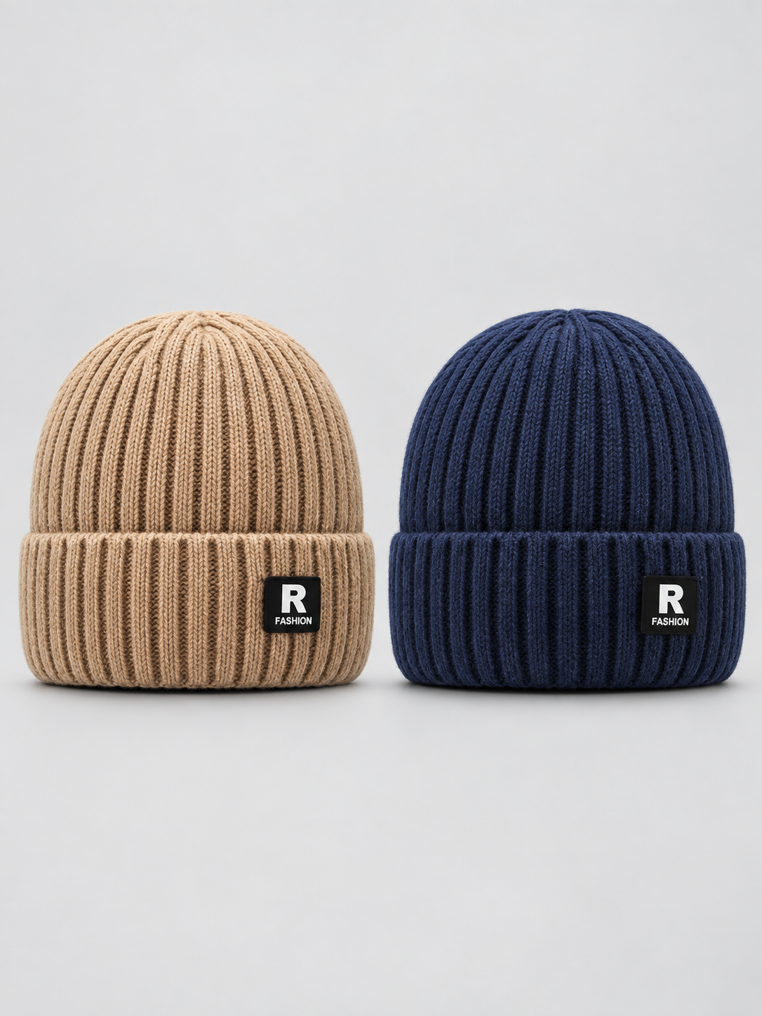 Winter Style Deal – Men’s Thermal Knit Beanie  Thick Fleece-Lined Cuffed Hat for Cycling, Skiing & Outdoor Wear