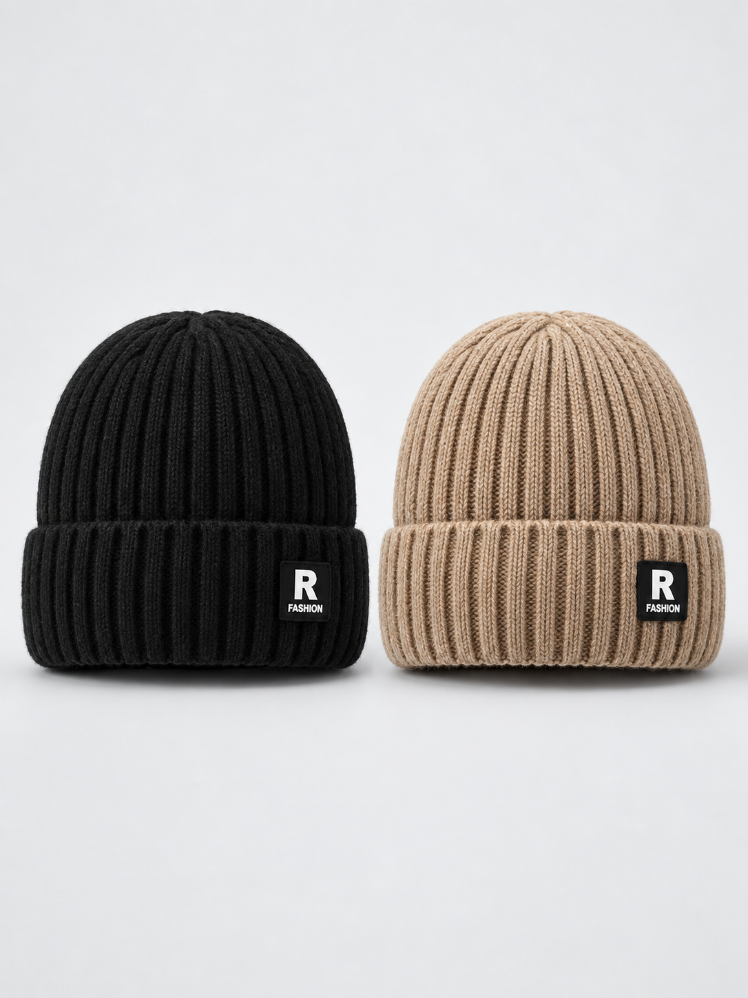 Winter Style Deal – Men’s Thermal Knit Beanie  Thick Fleece-Lined Cuffed Hat for Cycling, Skiing & Outdoor Wear