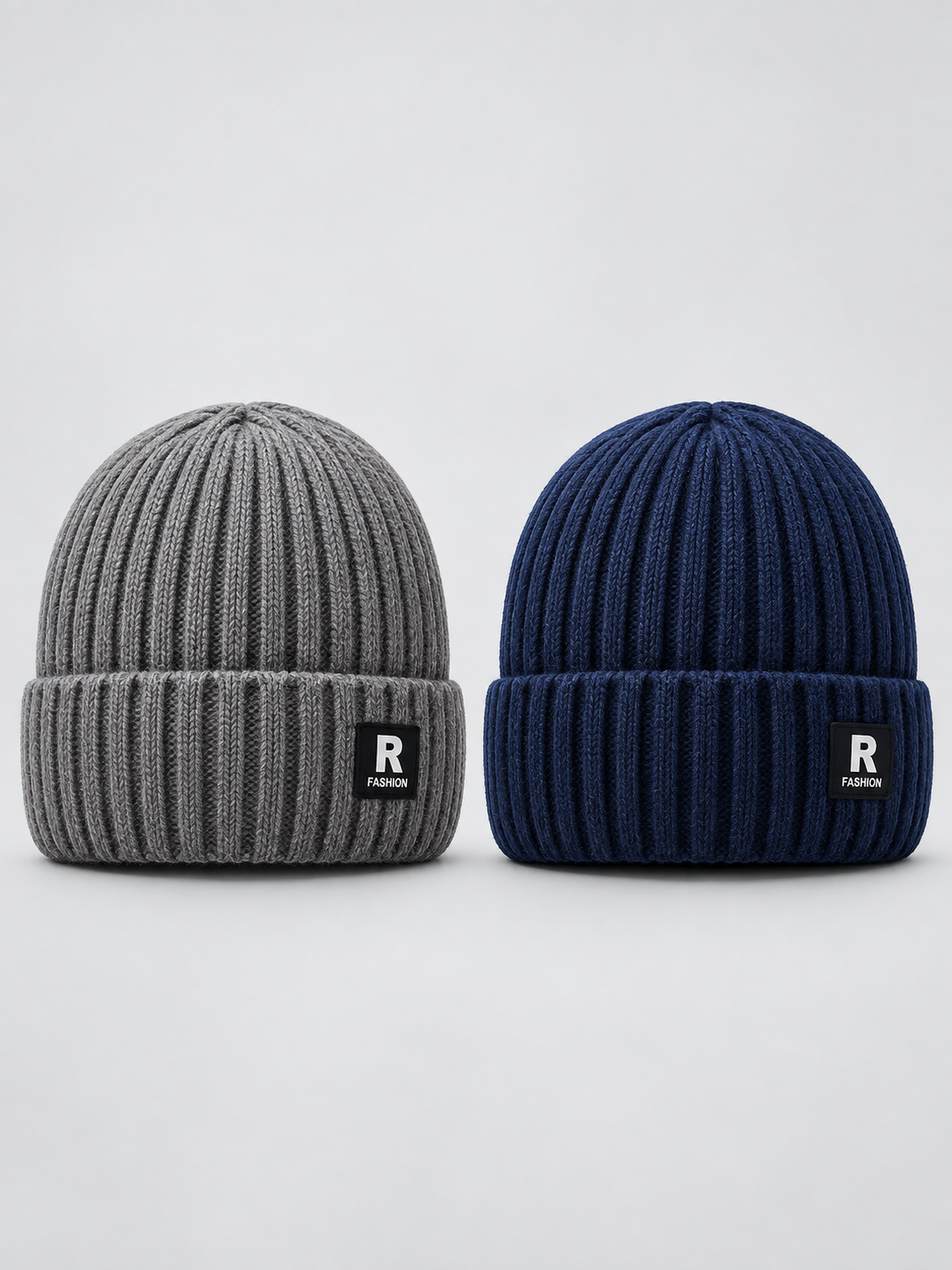 Winter Style Deal – Men’s Thermal Knit Beanie  Thick Fleece-Lined Cuffed Hat for Cycling, Skiing & Outdoor Wear