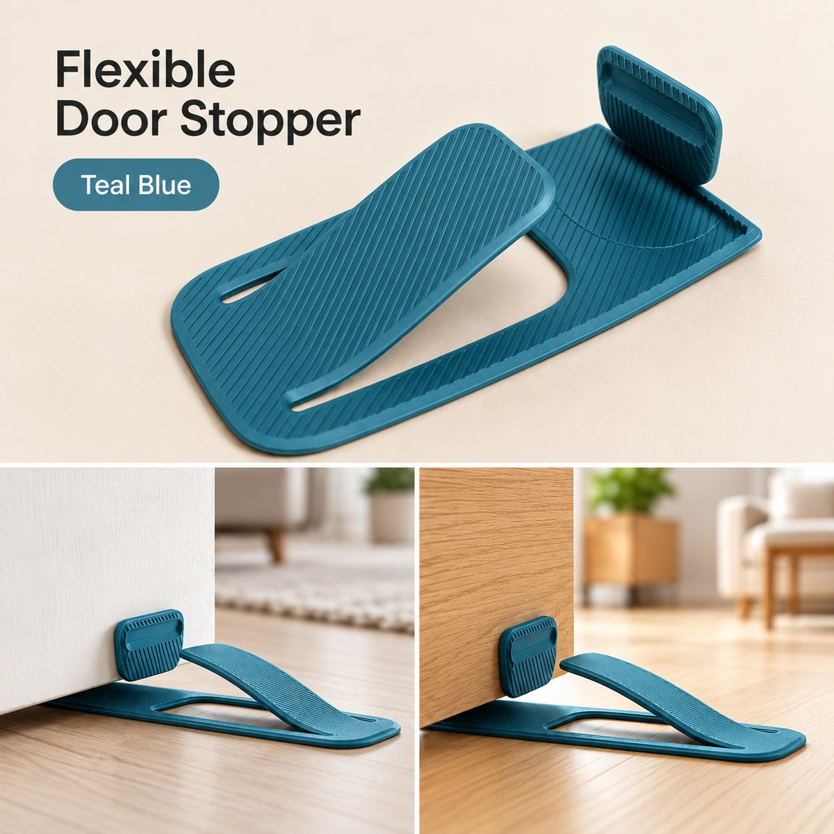 Slide. Grip. Protect: The Flexible Door Stopper