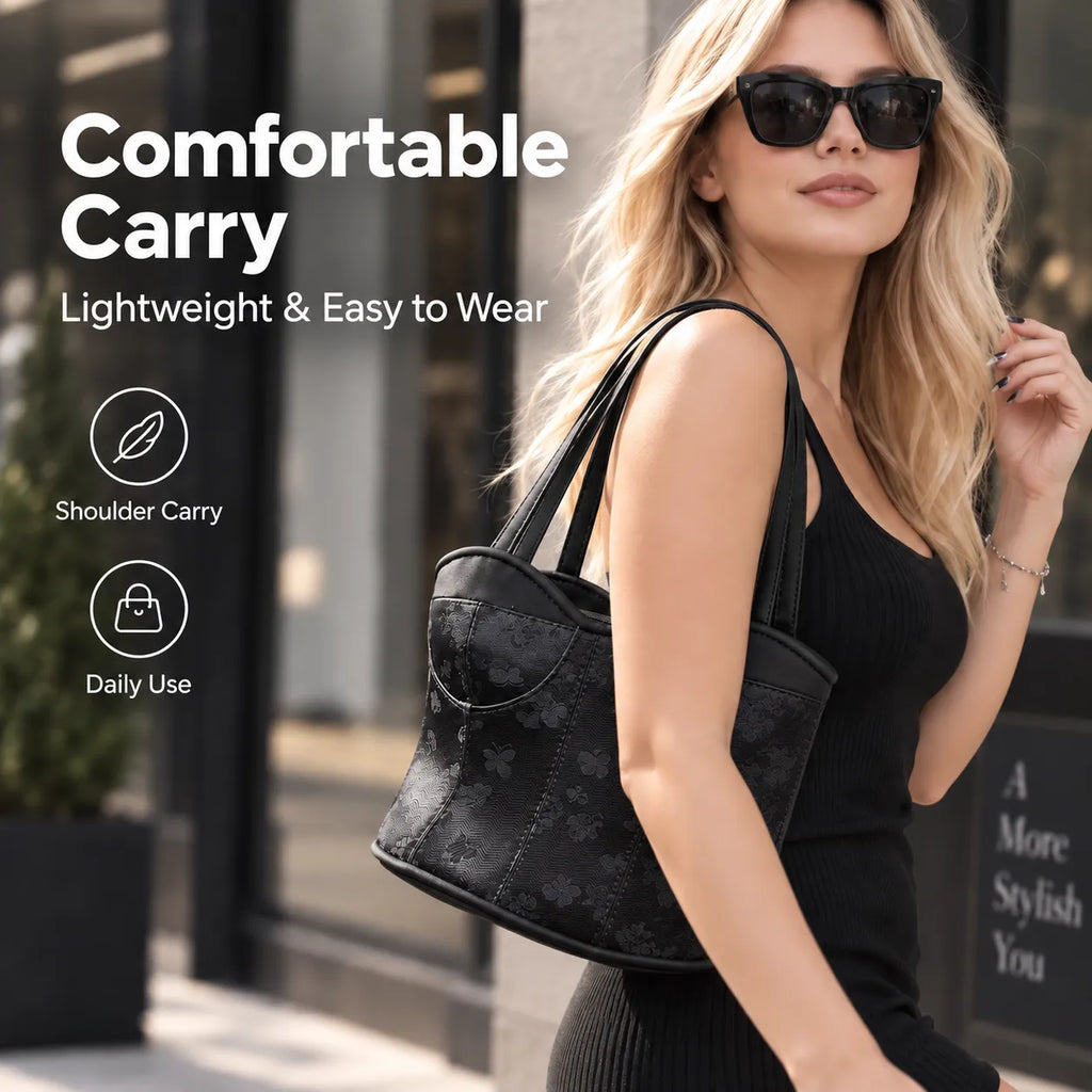 Corset-Style Handbag — Bold Lace-Up Design with a Chic Gothic Edge!
